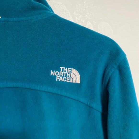 The North Face Women's Teal Fleece Full-Zip Jacket Size Medium - Picture 11 of 13